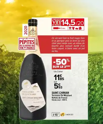 Carrefour Market Saint chinian offre