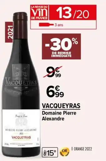 Carrefour Market Vacqueyras offre