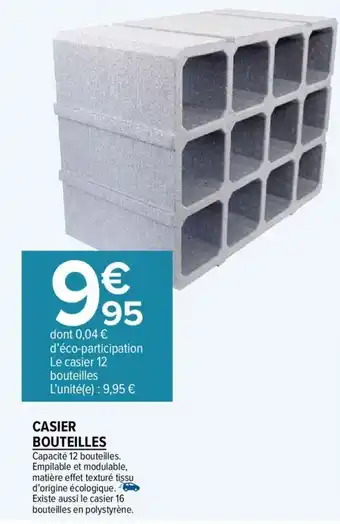 Carrefour Market Casier bouteilles offre