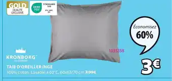 JYSK Taie D'Oreiller Inge offre