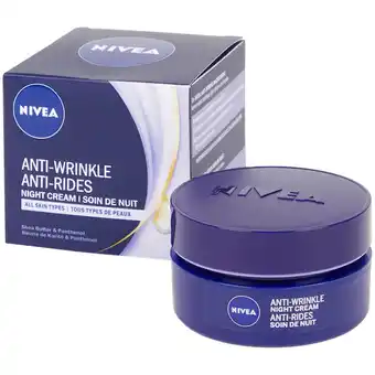 Action Crème de nuit daily essentials nivea anti-âge offre