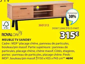 JYSK Meuble TV Sandby offre