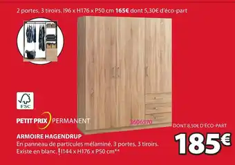 JYSK Armoire Hagendrup offre