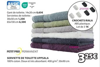 JYSK Serviette de Toilette Uppsala offre