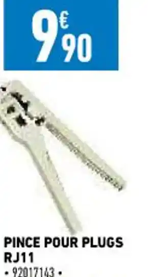 Brico Cash Pince Pour Plugs RJ11 offre