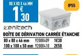 Boîte de Dérivation Carrée étanche