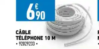 Brico Cash Câble Téléphone 10 m offre