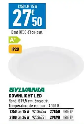 Brico Cash Downlight Led offre