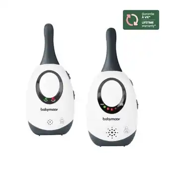 Aubert Babyphone audio simply care 300mgris offre