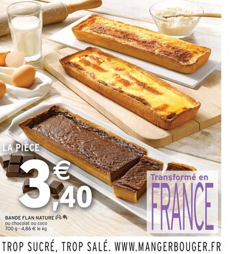 Intermarché Hyper Bande flan nature offre