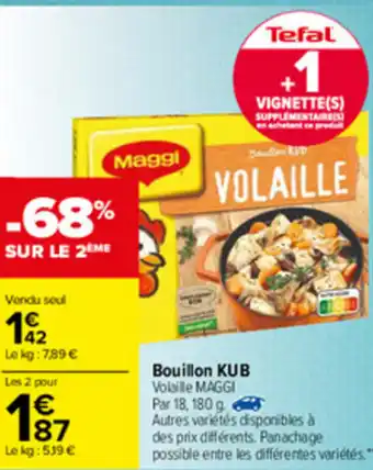 Carrefour Bouillon KUB offre