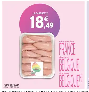 Intermarché Hyper filets de poulet offre