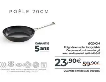 Carrefour Poêle 20CM offre