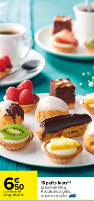 Carrefour 16 Petits Fours offre