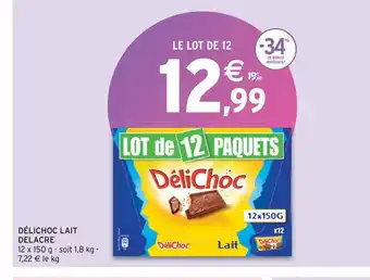 Intermarché Hyper Delichoc lait delacre offre
