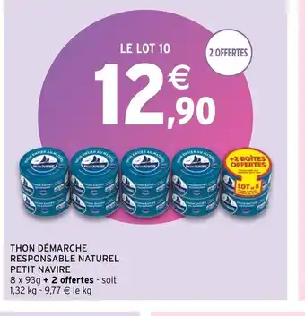 Intermarché Hyper Thon demarche responsable naturel petit navire offre
