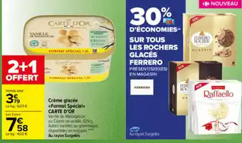 Carrefour Crème Glacée offre