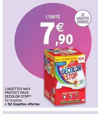 Lingettes max protect pack decolor stop