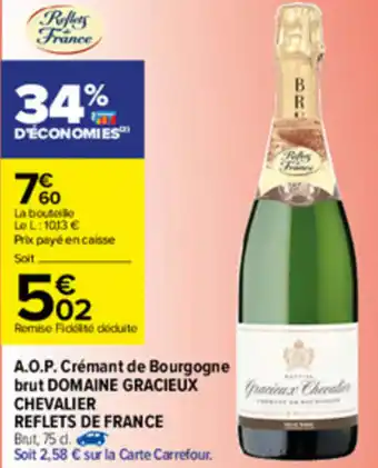 Carrefour A.O.P.Crémant De Bourgogne offre