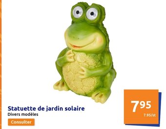 Action Statuette de jardin solaire offre