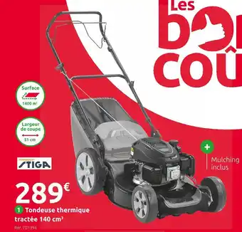 Mr Bricolage Stiga tondeuse thermique tractée 534 st offre