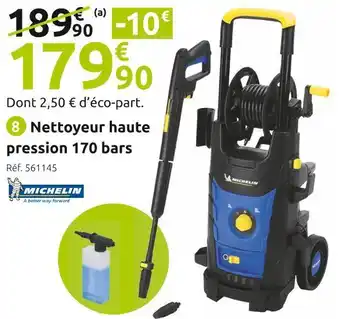 Mr Bricolage Michelin nettoyeur haute pression mpx25ehds offre