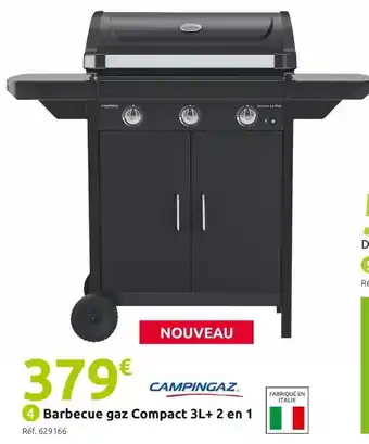 Mr Bricolage Campingaz barbecue gaz compact 3l+ 2 en 1 offre