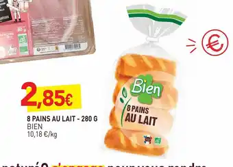 naturéO 8 pains au lait 280g offre