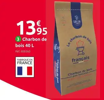 Mr Bricolage Charbon de bois 40 l offre