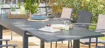 Mr Bricolage Table extensible en aluminium aurore offre