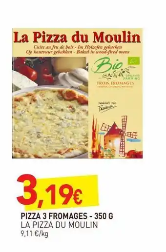 naturéO Pizza 3 fromages 350g offre