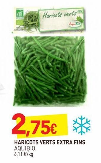 naturéO Haricots verts extra fins offre