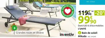Mr Bricolage Inventiv bain de soleil mikado offre