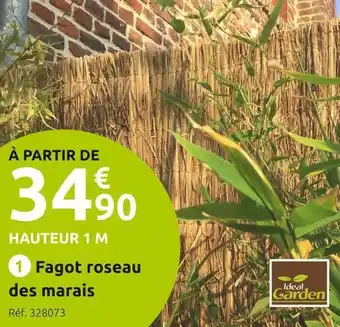 Mr Bricolage Ideal garden fagot roseau des marais offre