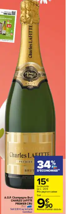 A.O.P.C hampagne Brut Charles Lafitte