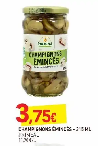 naturéO Champignons eminces 315ml offre