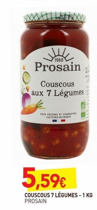 naturéO Couscous 7 legumes 1kg offre