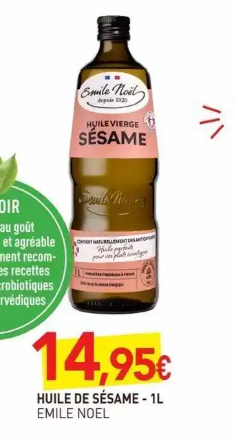 naturéO Huile de sesame 1l offre