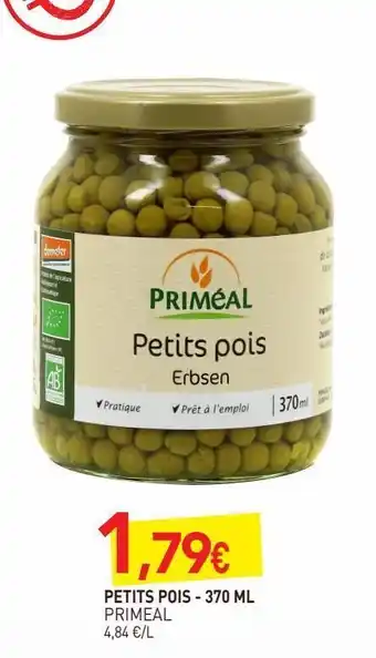 naturéO Petits pois 370ml offre