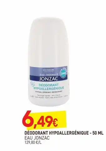 naturéO Déodorant hypoallergenique 50ml offre