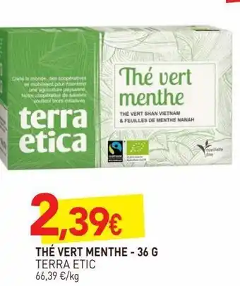 Thé vert emnthe 36g