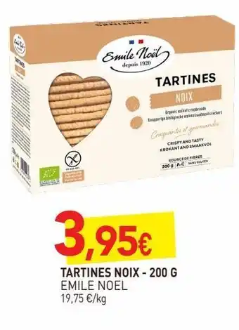 Tartines noix 200g