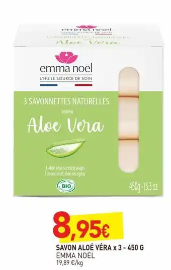 Savon aloe vera x3 450g