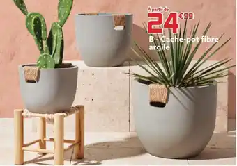 Gifi Cache-pot fibre argile offre