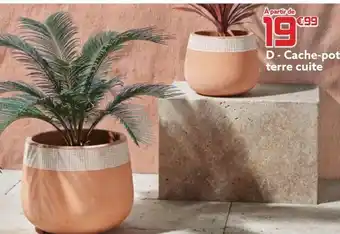 Gifi Cache-pot terre cuite offre