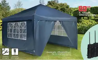 Gifi Tonnelle telescopique easy offre
