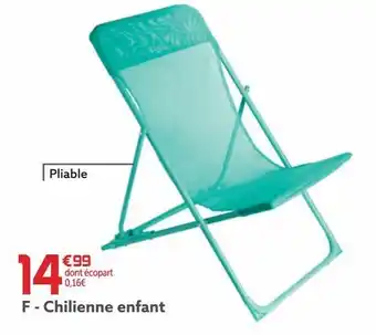 Gifi Chilienne enfant offre