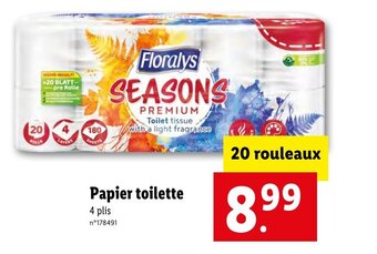 Lidl Papier toilette offre