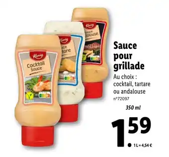 Lidl Sauce pour grillade offre