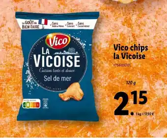 Lidl Vico chips la vicoise offre